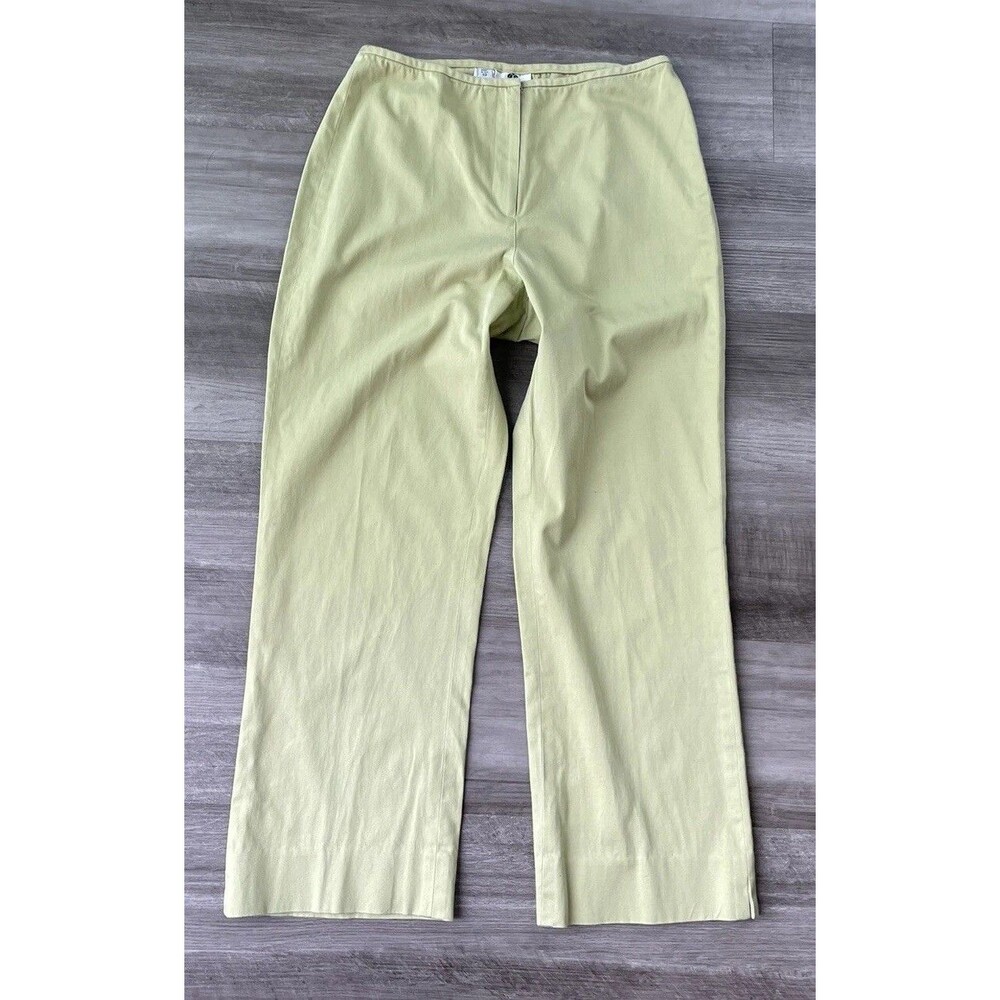 Vintage Renfrew Green Straight Leg Pants Size 10 Zip Trousers